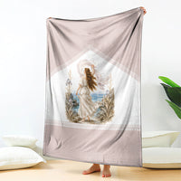 Aphrodite Greek Goddess Blanket Classical Mythology Vintage Art Ocean Scene