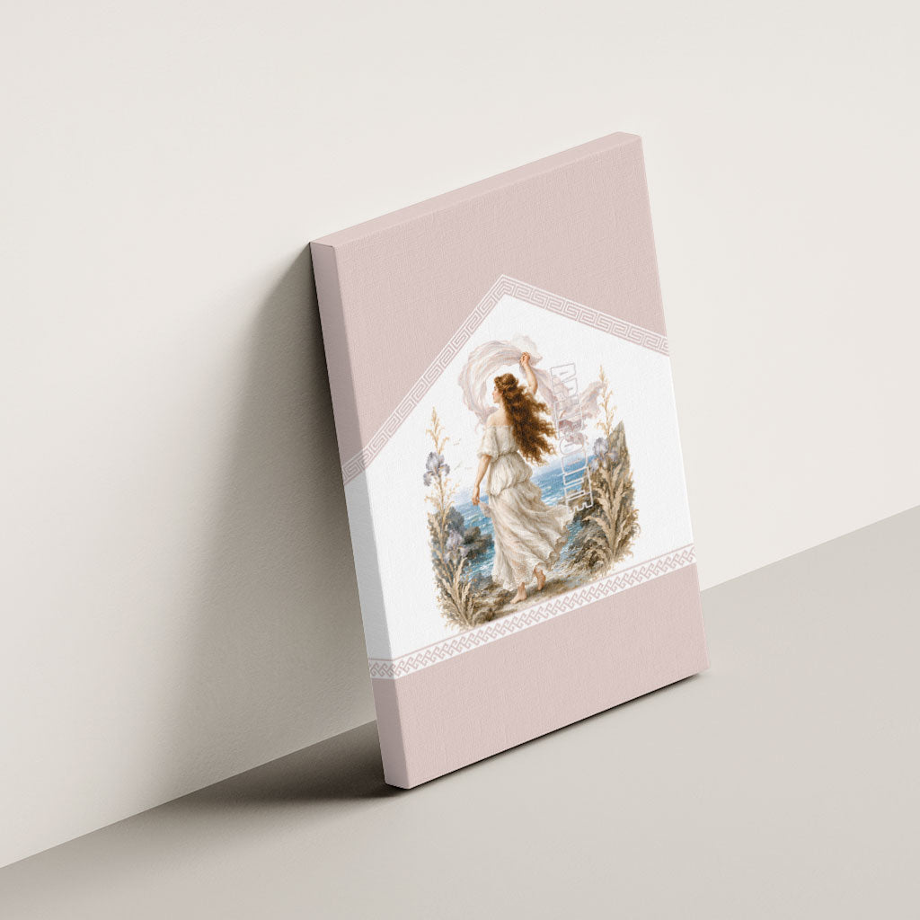 Aphrodite Greek Goddess Canvas Wall Art Classical Mythology Vintage Art Ocean Scene