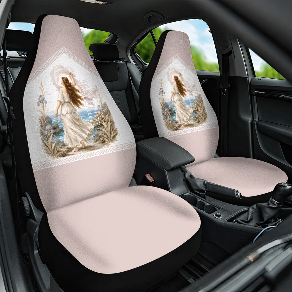 Aphrodite Greek Goddess Car Seat Cover Classical Mythology Vintage Art Ocean Scene