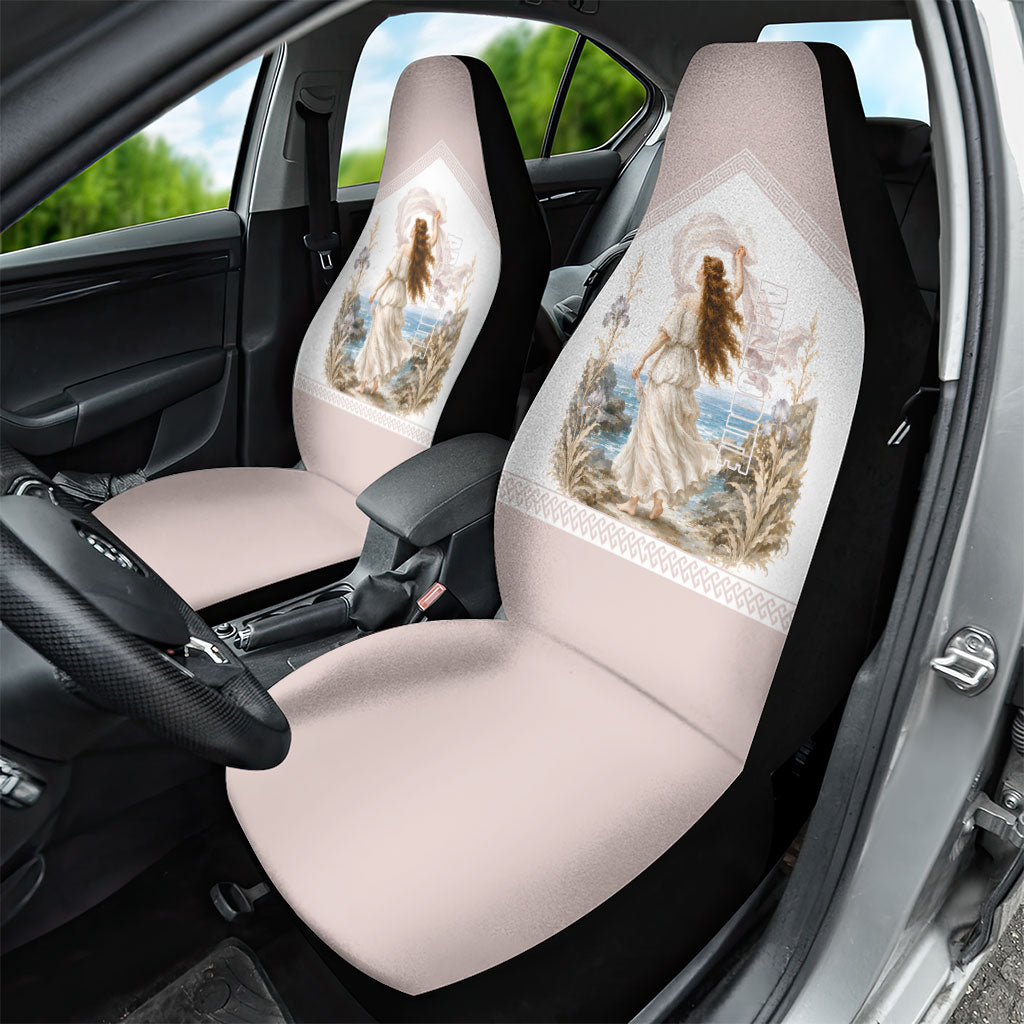 Aphrodite Greek Goddess Car Seat Cover Classical Mythology Vintage Art Ocean Scene
