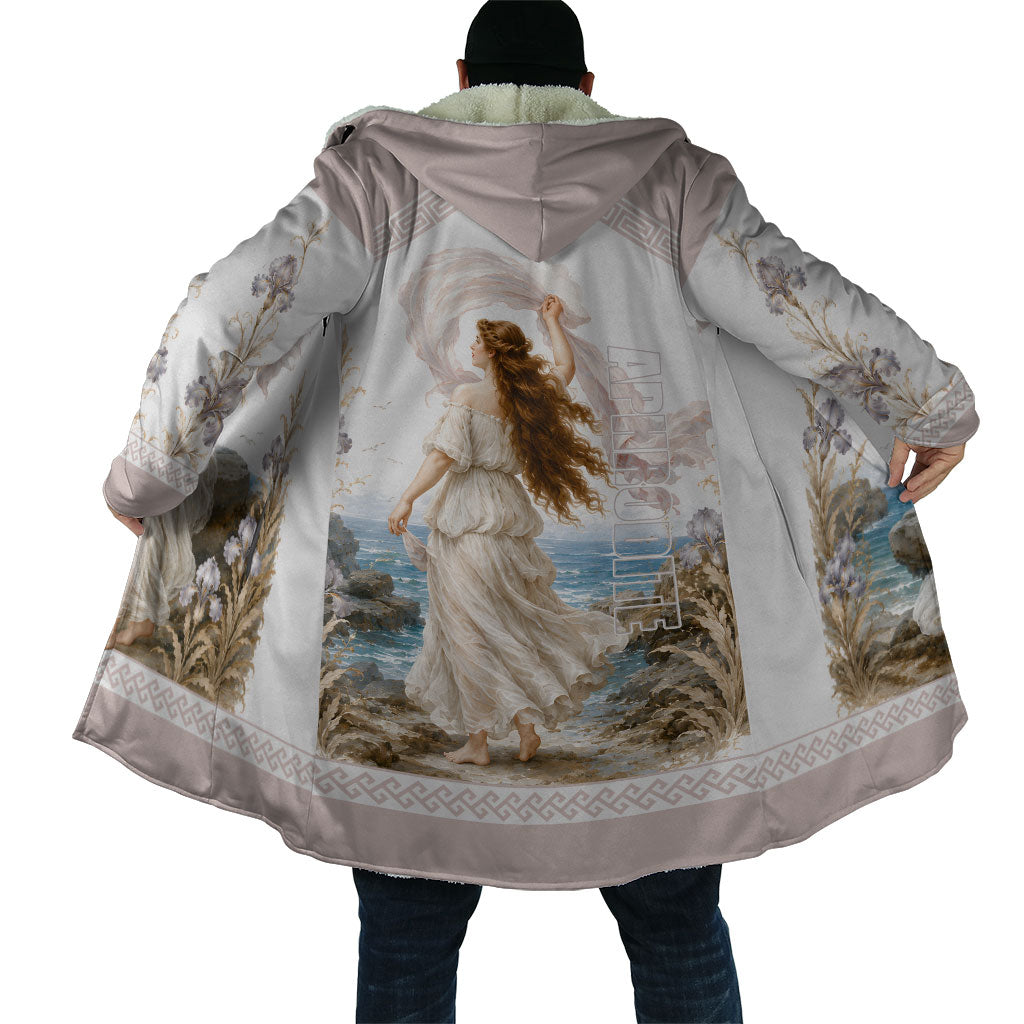 Aphrodite Greek Goddess Cloak Classical Mythology Vintage Art Ocean Scene