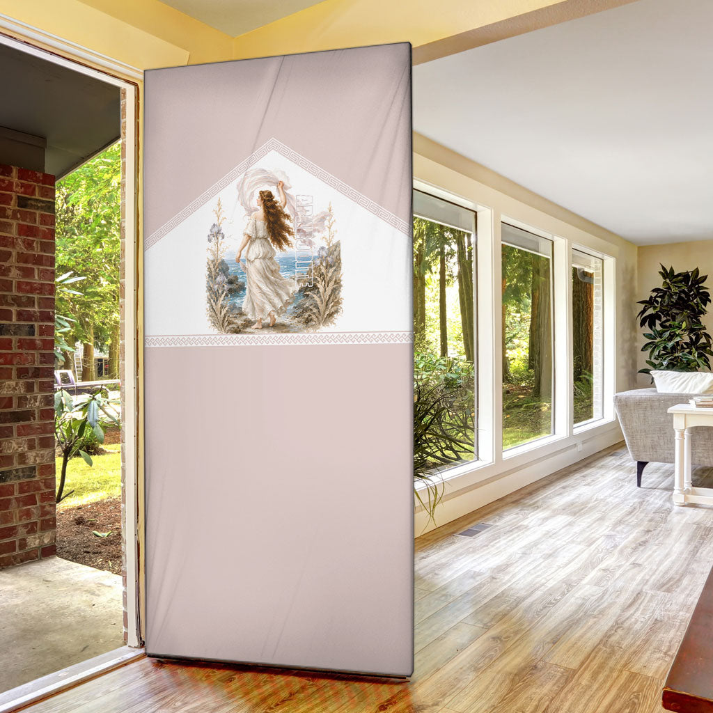 Aphrodite Greek Goddess Door Cover Classical Mythology Vintage Art Ocean Scene
