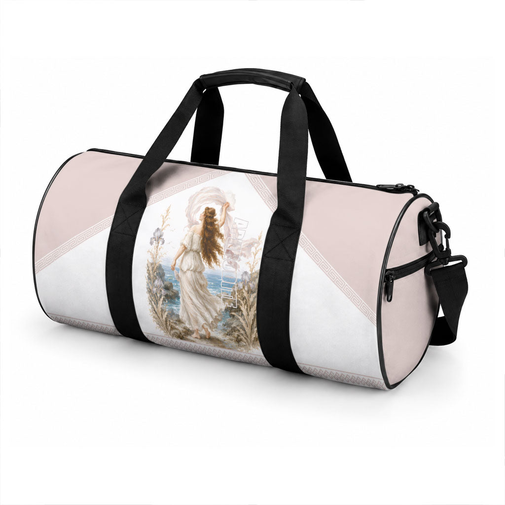 Aphrodite Greek Goddess Duffle Bag Classical Mythology Vintage Art Ocean Scene