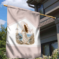 Aphrodite Greek Goddess Garden Flag Classical Mythology Vintage Art Ocean Scene