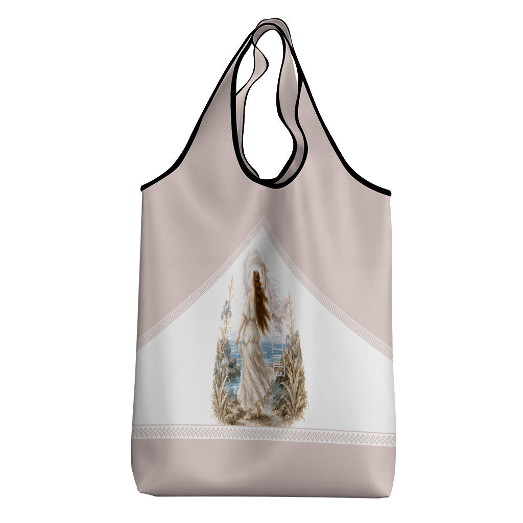 Aphrodite Greek Goddess Grocery Bag Classical Mythology Vintage Art Ocean Scene