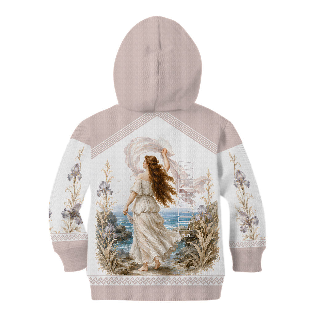 Aphrodite Greek Goddess Kid Hoodie Classical Mythology Vintage Art Ocean Scene