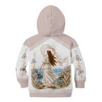 Aphrodite Greek Goddess Kid Hoodie Classical Mythology Vintage Art Ocean Scene