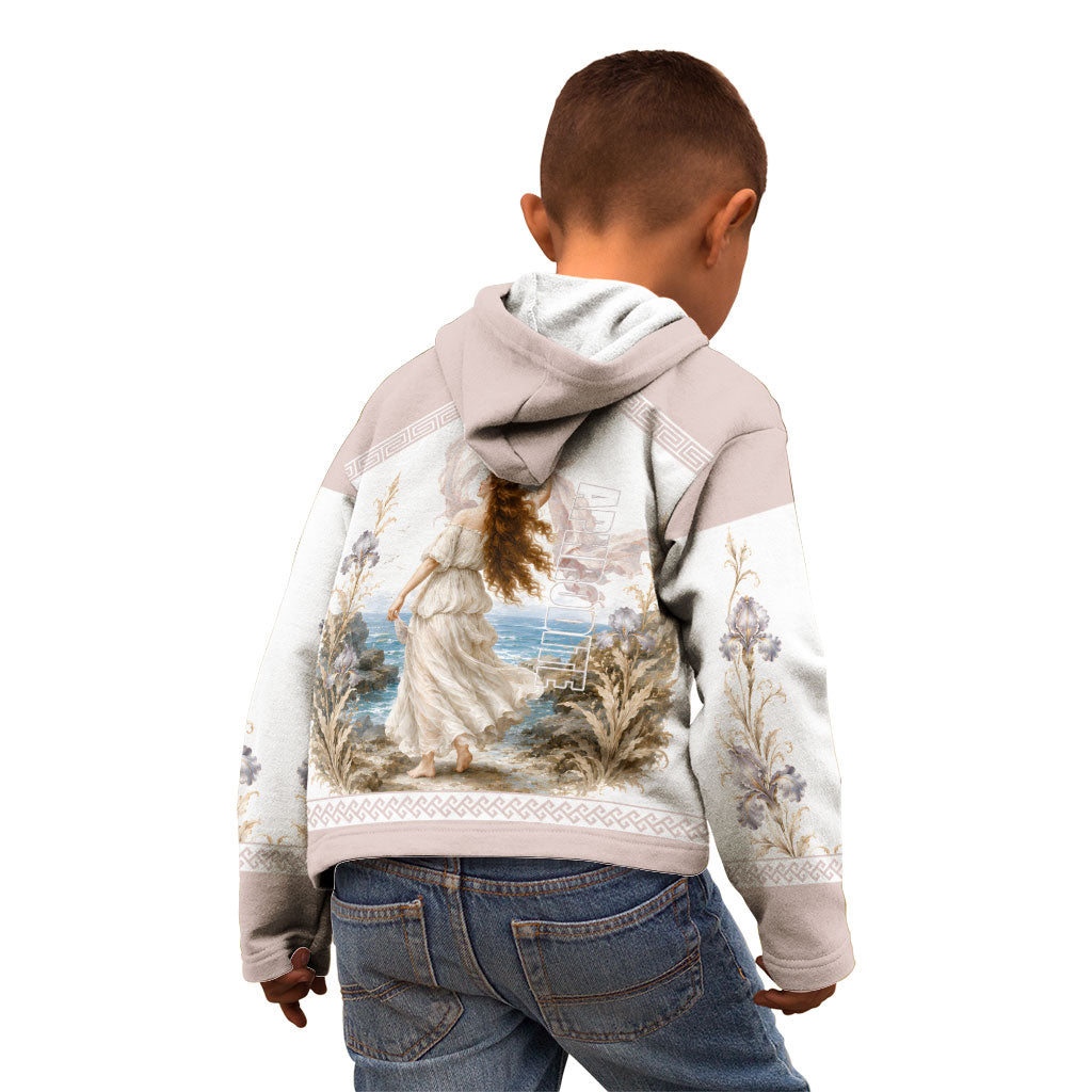 Aphrodite Greek Goddess Kid Hoodie Classical Mythology Vintage Art Ocean Scene