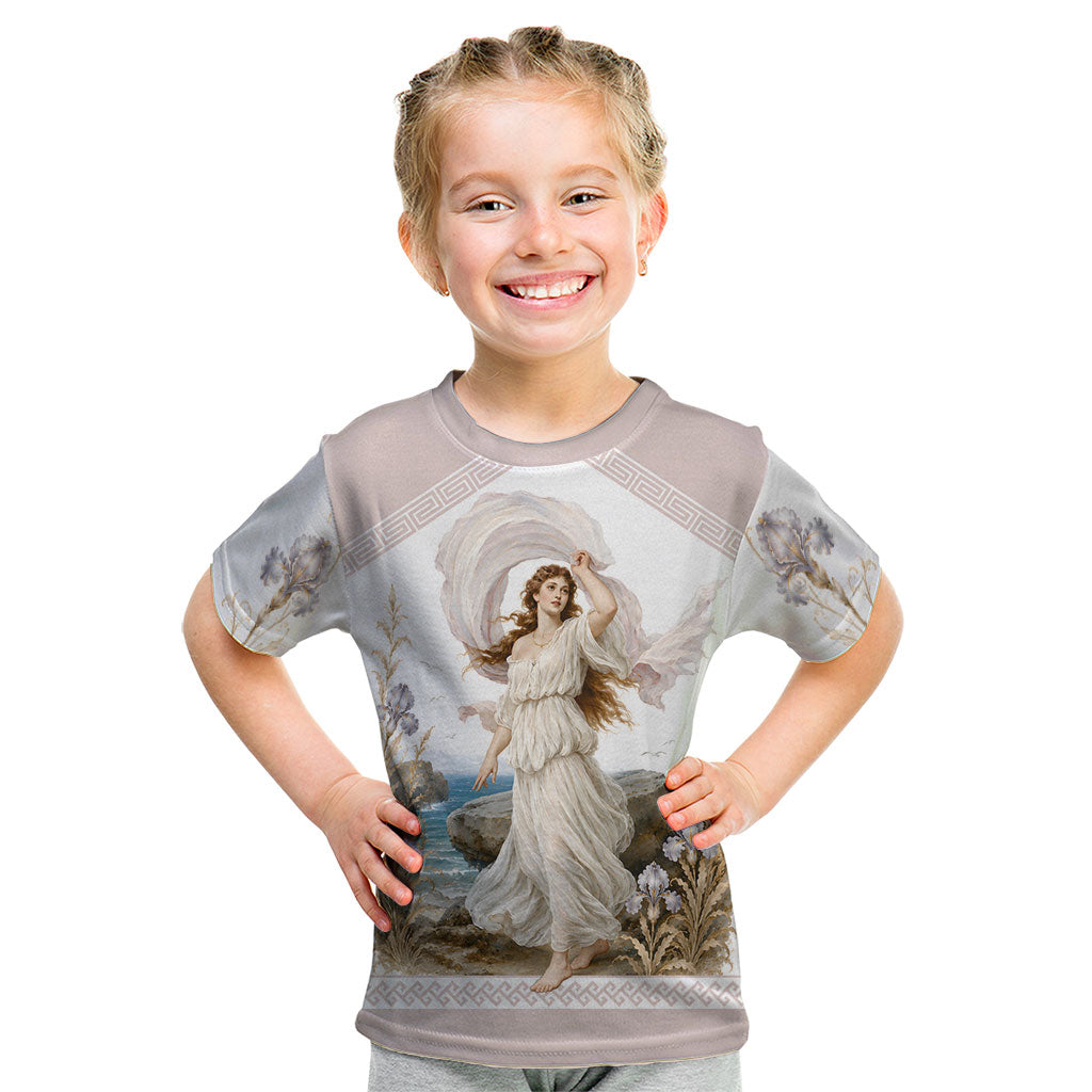 Aphrodite Greek Goddess Kid T Shirt Classical Mythology Vintage Art Ocean Scene