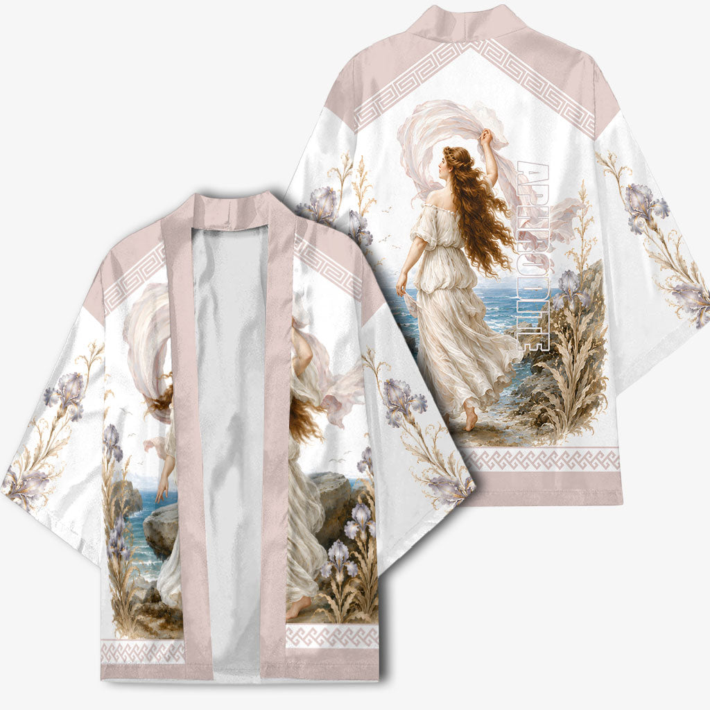 Aphrodite Greek Goddess Kimono Classical Mythology Vintage Art Ocean Scene