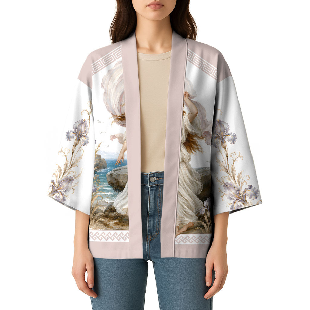 Aphrodite Greek Goddess Kimono Classical Mythology Vintage Art Ocean Scene