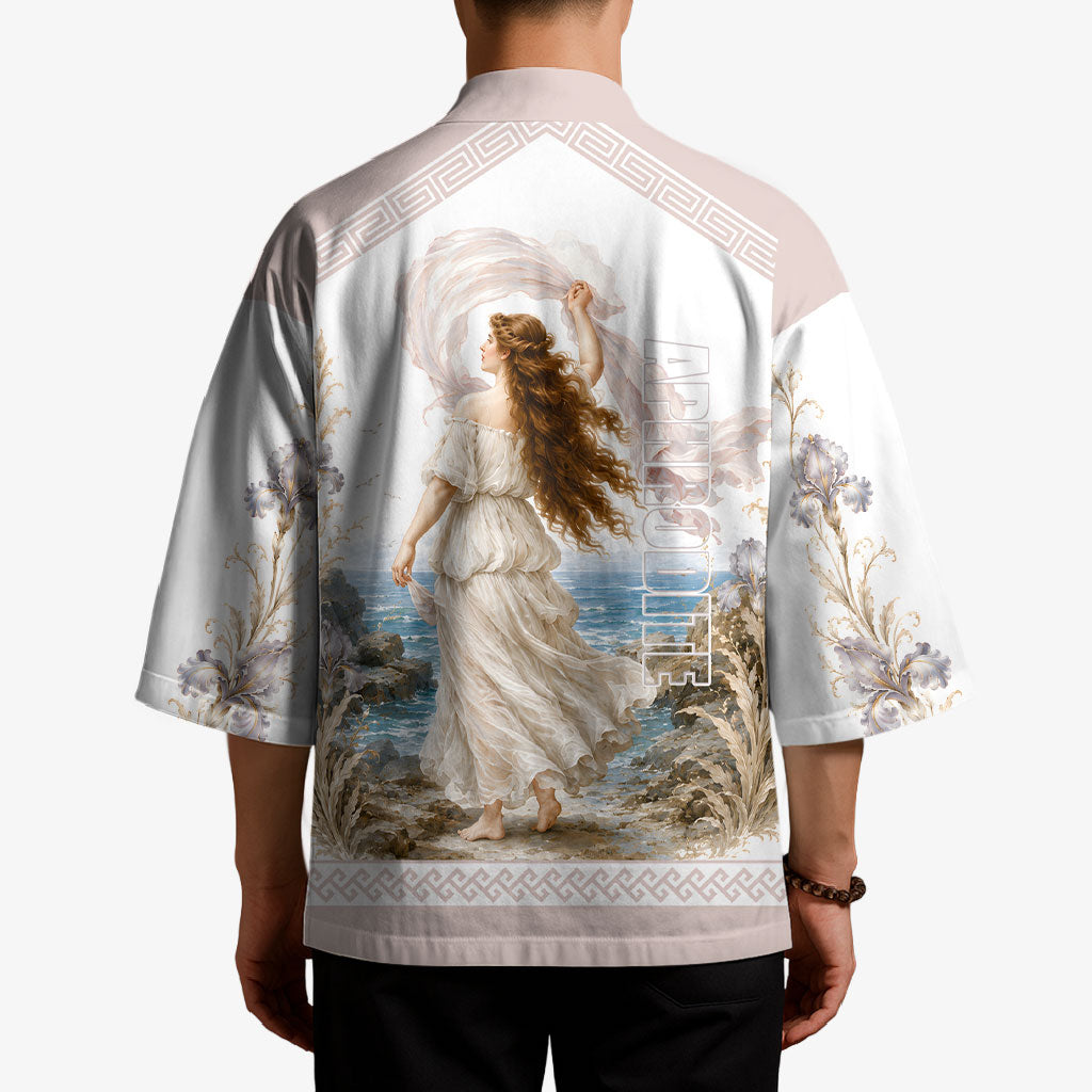Aphrodite Greek Goddess Kimono Classical Mythology Vintage Art Ocean Scene