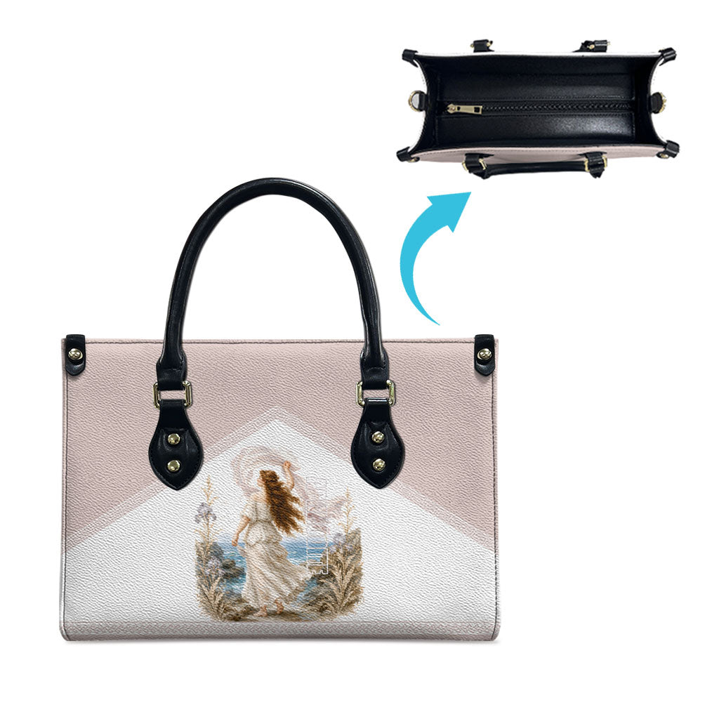 Aphrodite Greek Goddess Leather Bag Classical Mythology Vintage Art Ocean Scene