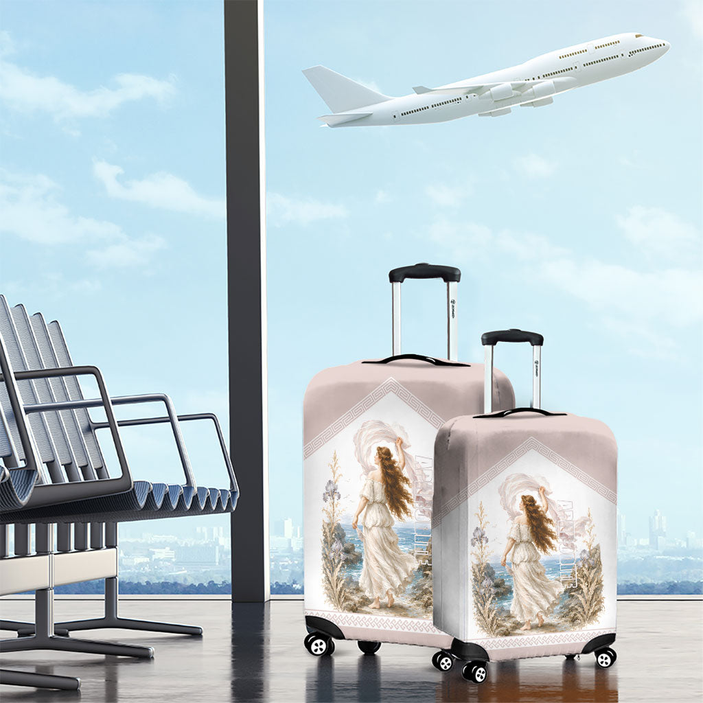 Aphrodite Greek Goddess Luggage Cover Classical Mythology Vintage Art Ocean Scene