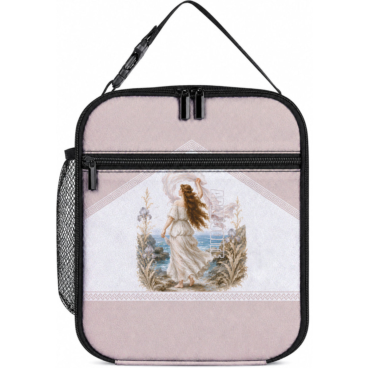 Aphrodite Greek Goddess Lunch Bag Classical Mythology Vintage Art Ocean Scene