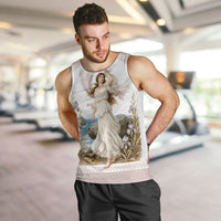 Aphrodite Greek Goddess Men Tank Top Classical Mythology Vintage Art Ocean Scene