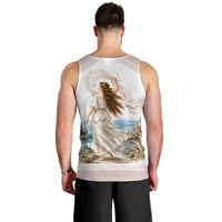 Aphrodite Greek Goddess Men Tank Top Classical Mythology Vintage Art Ocean Scene