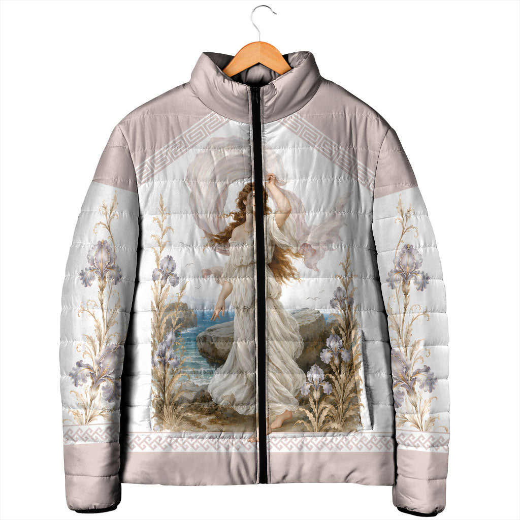 Aphrodite Greek Goddess Padded Jacket Classical Mythology Vintage Art Ocean Scene