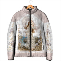 Aphrodite Greek Goddess Padded Jacket Classical Mythology Vintage Art Ocean Scene