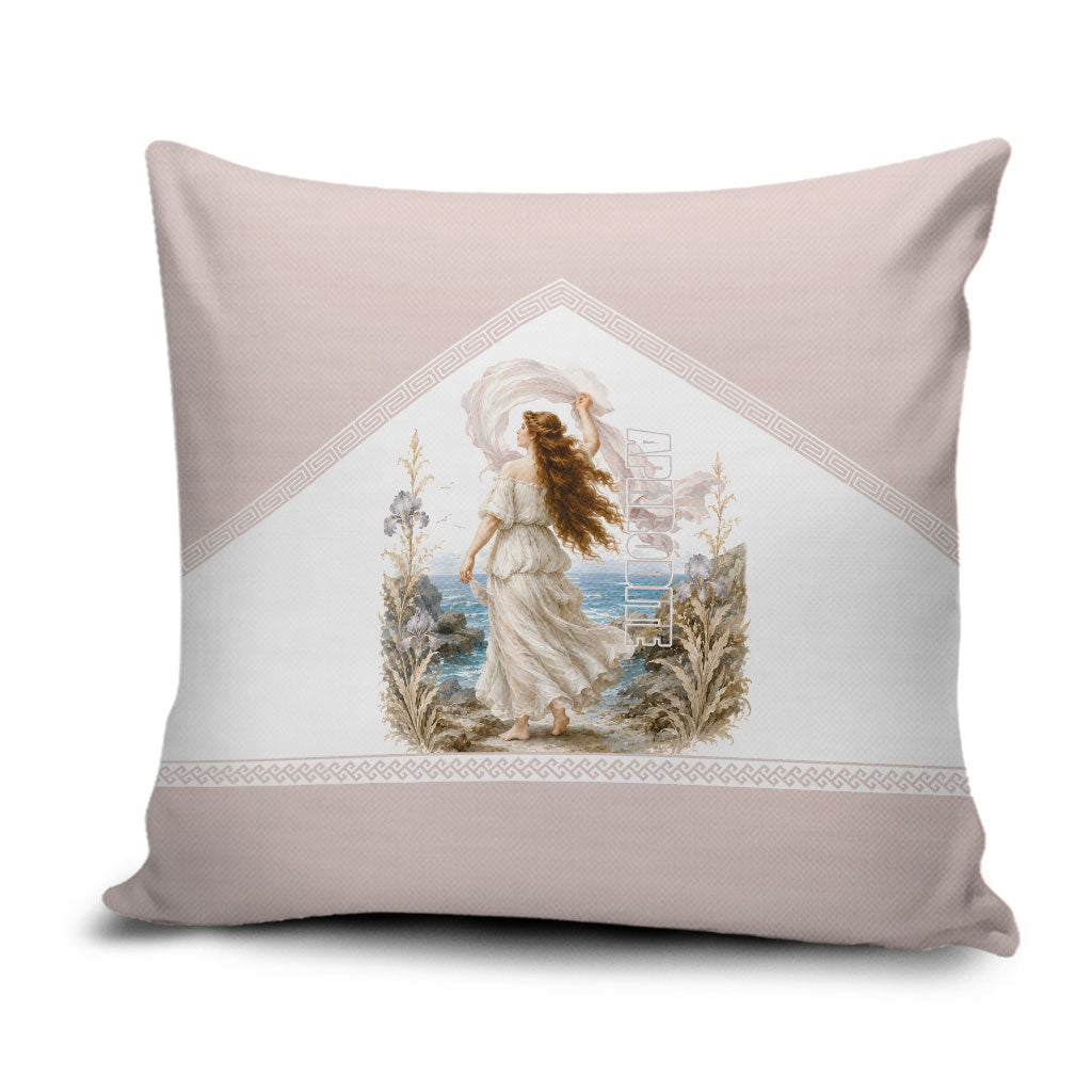 Aphrodite Greek Goddess Pillow Cover Classical Mythology Vintage Art Ocean Scene