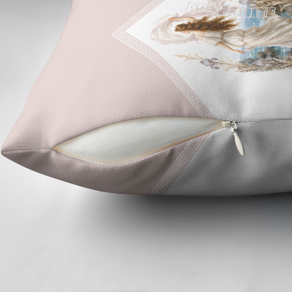 Aphrodite Greek Goddess Pillow Cover Classical Mythology Vintage Art Ocean Scene