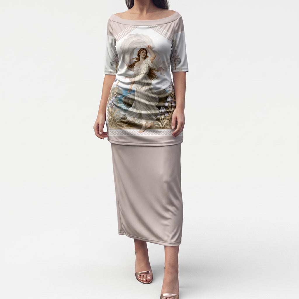 Aphrodite Greek Goddess Puletasi Classical Mythology Vintage Art Ocean Scene
