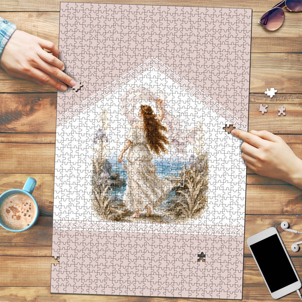 Aphrodite Greek Goddess Puzzle Classical Mythology Vintage Art Ocean Scene