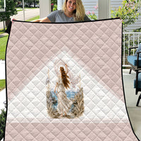 Aphrodite Greek Goddess Quilt Classical Mythology Vintage Art Ocean Scene