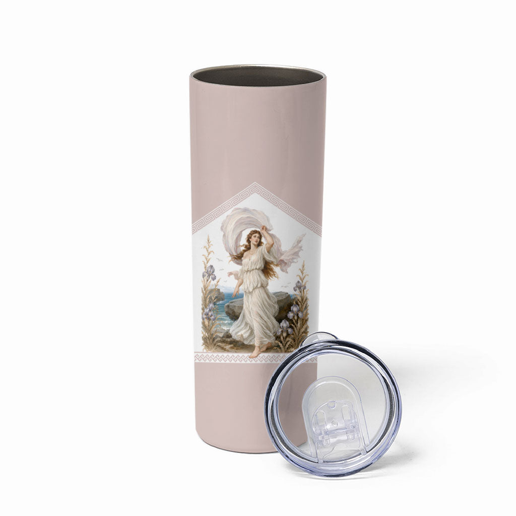 Aphrodite Greek Goddess Skinny Tumbler Classical Mythology Vintage Art Ocean Scene