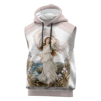 Aphrodite Greek Goddess Sleeveless Hoodie Classical Mythology Vintage Art Ocean Scene