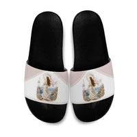 Aphrodite Greek Goddess Slide Sandals Classical Mythology Vintage Art Ocean Scene