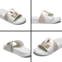 Aphrodite Greek Goddess Slide Sandals Classical Mythology Vintage Art Ocean Scene