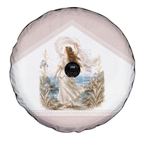 Aphrodite Greek Goddess Spare Tire Cover Classical Mythology Vintage Art Ocean Scene