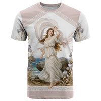Aphrodite Greek Goddess T Shirt Classical Mythology Vintage Art Ocean Scene