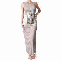 Aphrodite Greek Goddess Tank Maxi Dress Classical Mythology Vintage Art Ocean Scene