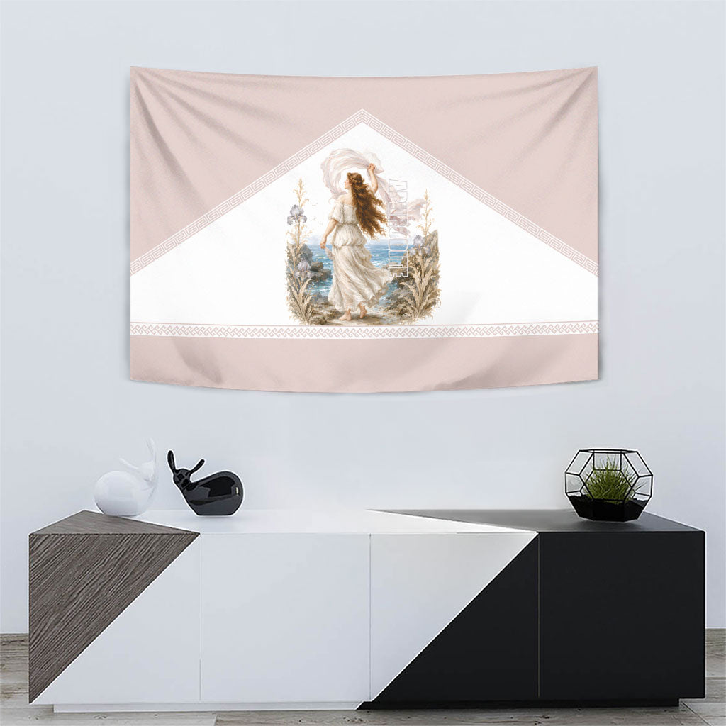 Aphrodite Greek Goddess Tapestry Classical Mythology Vintage Art Ocean Scene