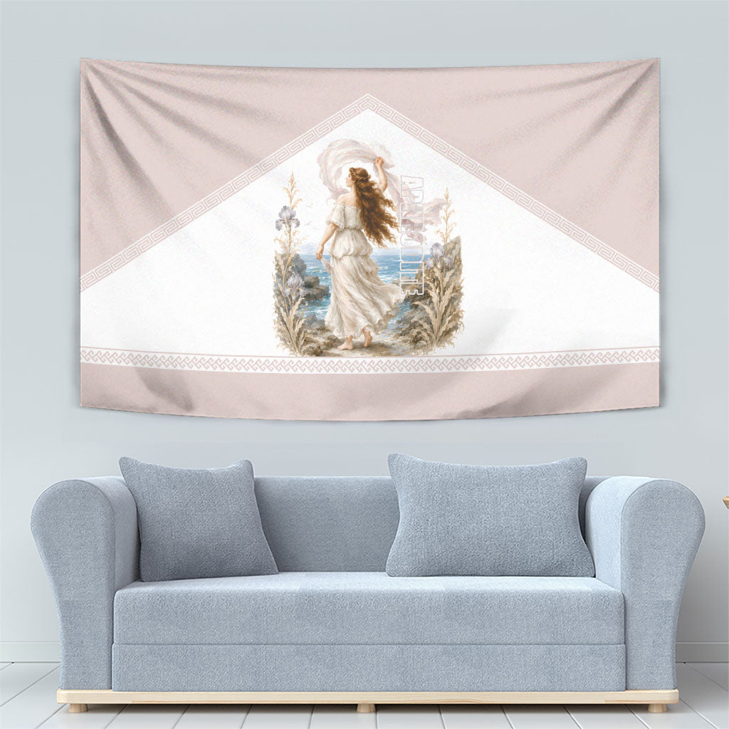 Aphrodite Greek Goddess Tapestry Classical Mythology Vintage Art Ocean Scene