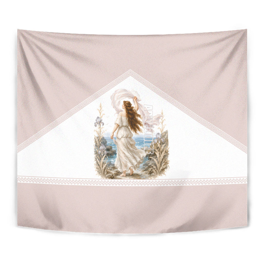 Aphrodite Greek Goddess Tapestry Classical Mythology Vintage Art Ocean Scene