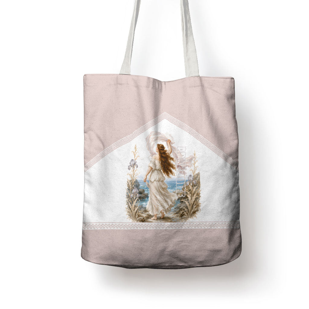Aphrodite Greek Goddess Tote Bag Classical Mythology Vintage Art Ocean Scene