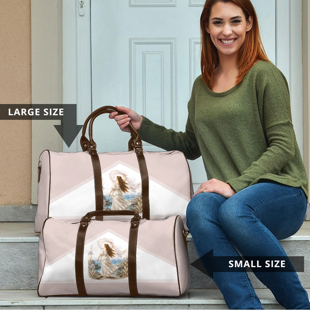Aphrodite Greek Goddess Travel Bag Classical Mythology Vintage Art Ocean Scene