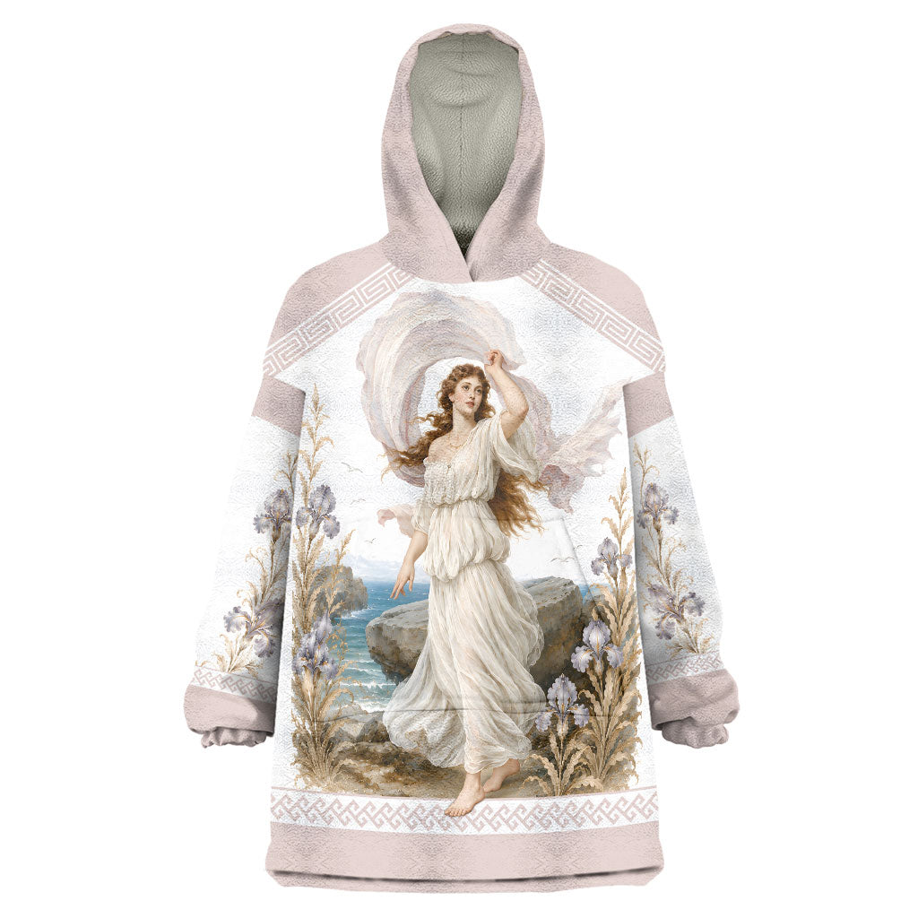 Aphrodite Greek Goddess Wearable Blanket Hoodie Classical Mythology Vintage Art Ocean Scene
