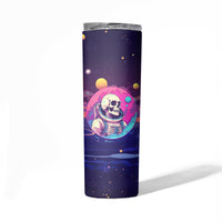 Skull Skinny Tumbler I Love You in every Universe Cosmic Abstract Art - Wonder Print Shop