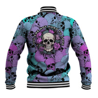 Skull Pattern Baseball Jacket Your Are Not Hard To Love - Wonder Print Shop
