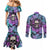 skull-pattern-couples-matching-mermaid-dress-and-long-sleeve-button-shirts-your-are-not-hard-to-love