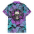 Skull Pattern Family Matching Short Sleeve Bodycon Dress and Hawaiian Shirt Your Are Not Hard To Love - Wonder Print Shop