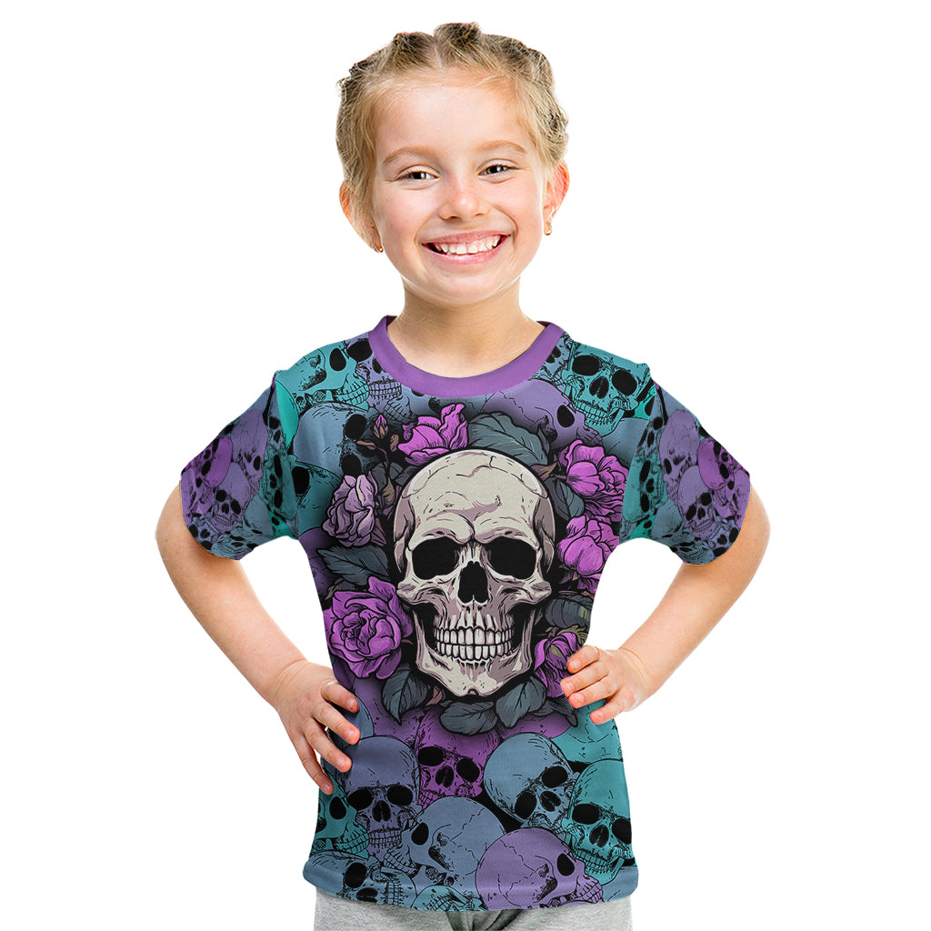 Skull Pattern Kid T Shirt Your Are Not Hard To Love - Wonder Print Shop