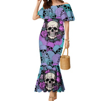 Skull Pattern Mermaid Dress Your Are Not Hard To Love - Wonder Print Shop
