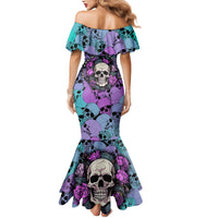 Skull Pattern Mermaid Dress Your Are Not Hard To Love - Wonder Print Shop