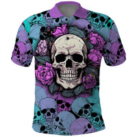 Skull Pattern Polo Shirt Your Are Not Hard To Love - Wonder Print Shop