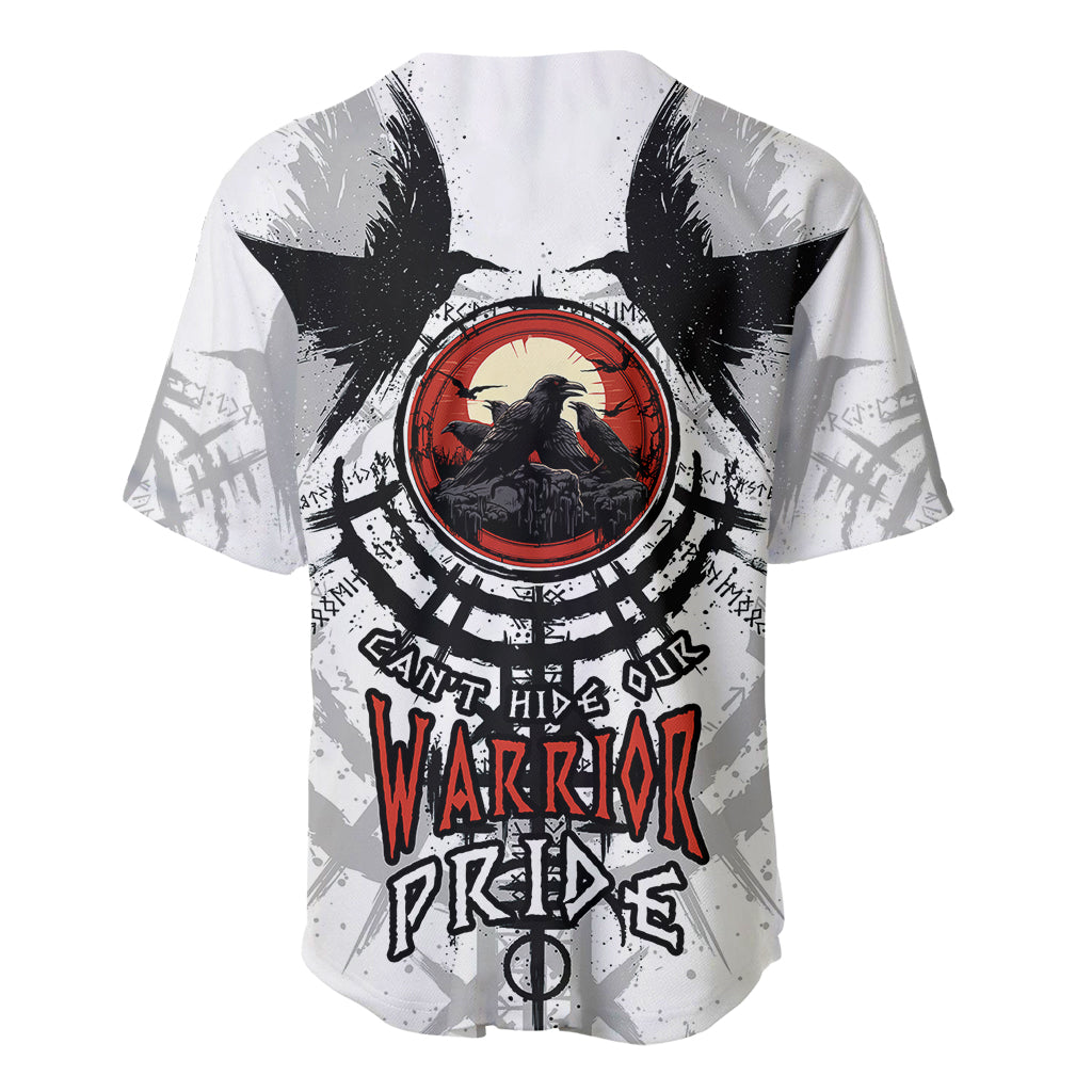 Viking Ravens Baseball Jersey Can't Hide Our Warrior Pride - Wonder Print Shop